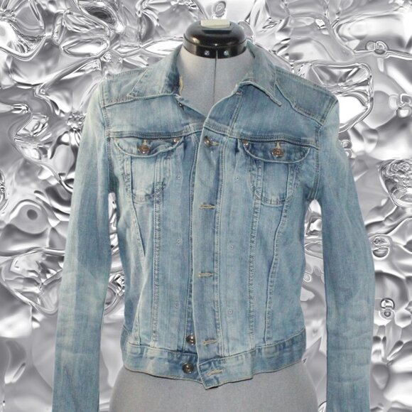 Preloved Vintage H&M Classic Denim Jacket Size Medium - Picture 1 of 14